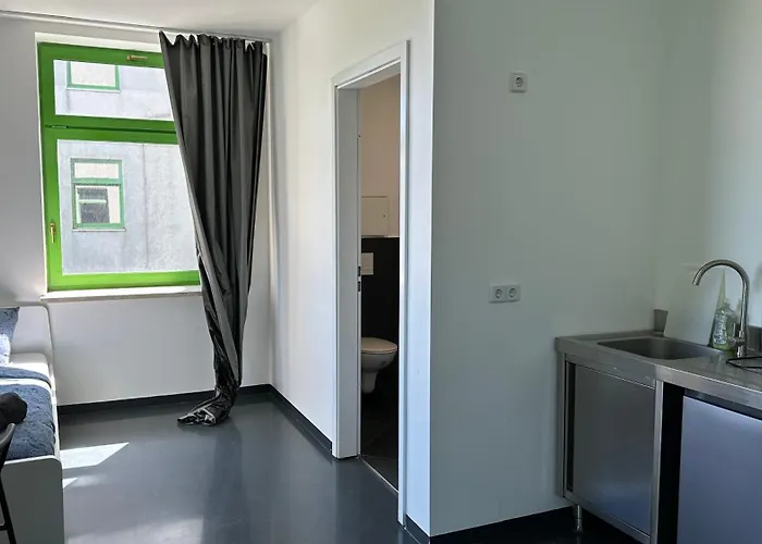 招待所 Apartmenthaus In Halle-saale Naehe Hauptbahnhof